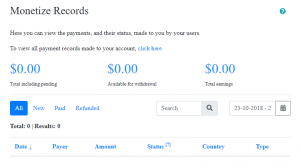 monetize records paywall
