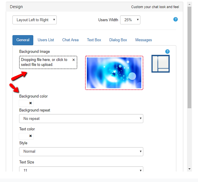 How To Change Your Chat Background Online Group Chat Room Plugin For Websites