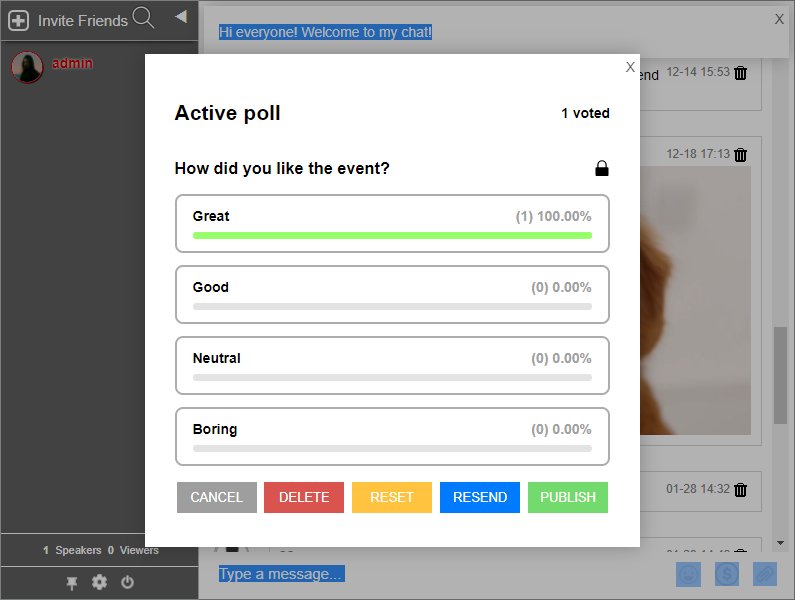 polls hybrid events