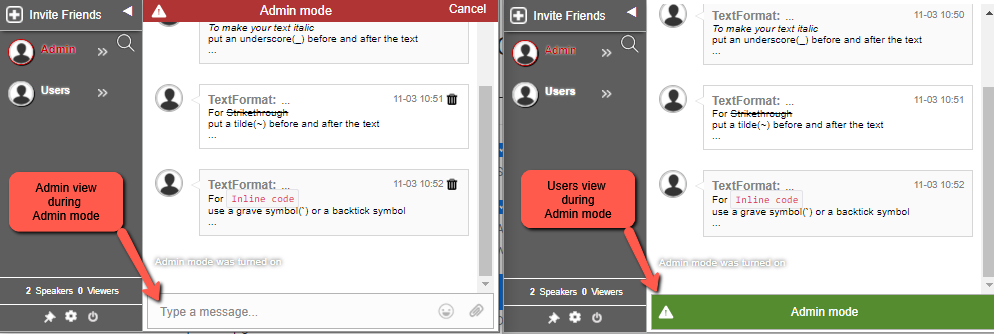 google classroom chat