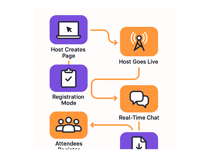 Pageinar webinar landing page illustration 2