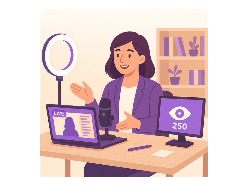 Pageinar webinar landing page illustration 3