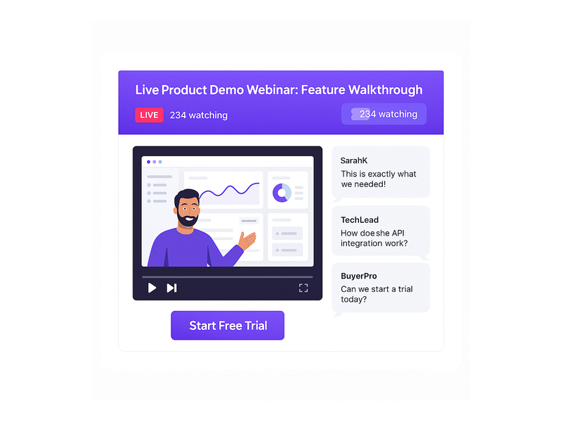 Pageinar webinar landing page illustration 1