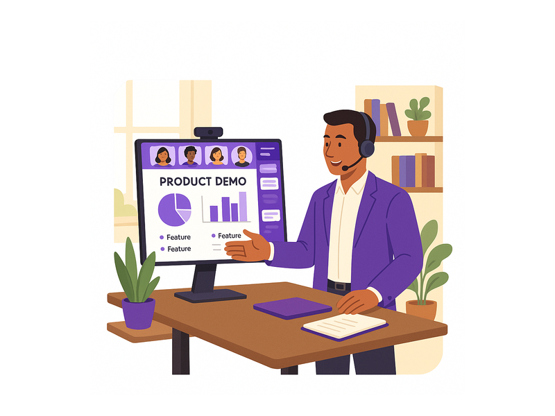 Pageinar webinar landing page illustration 3