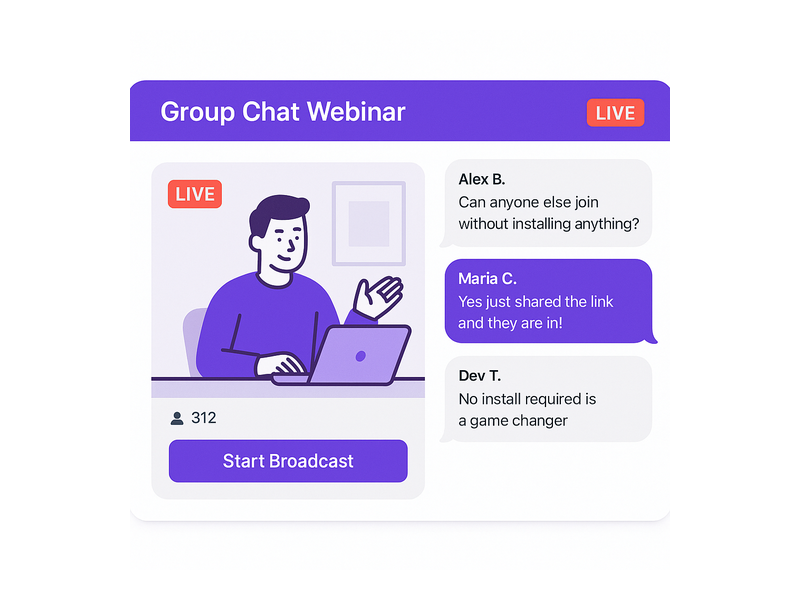 Pageinar webinar landing page illustration 1