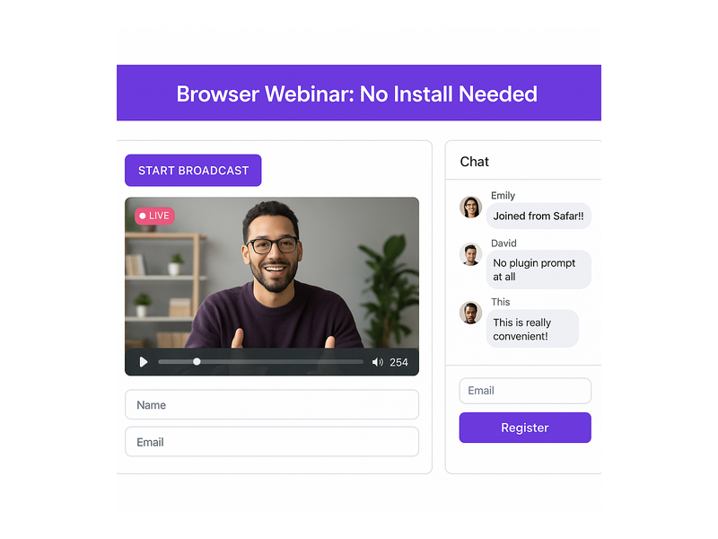 Pageinar webinar landing page illustration 1