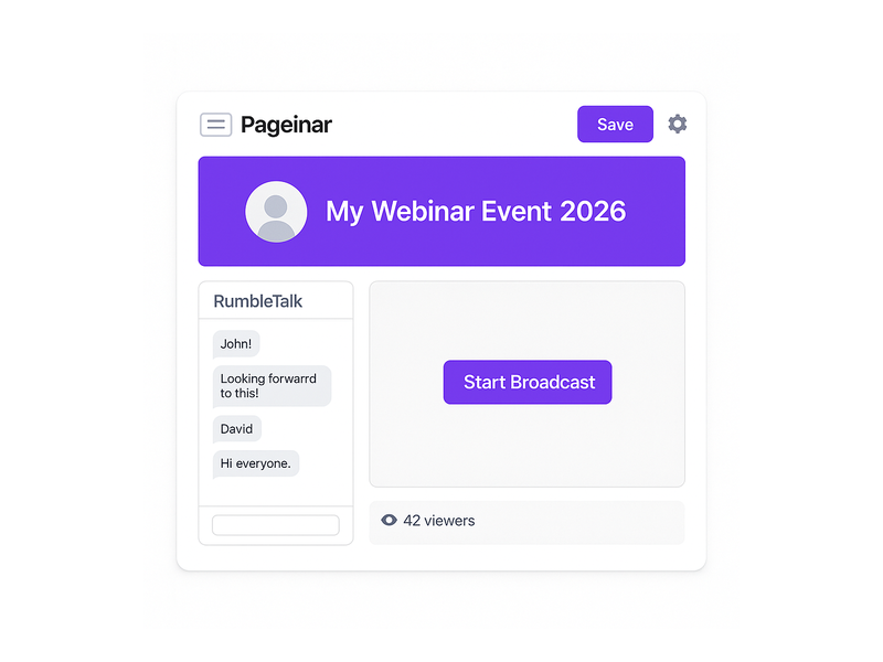 Pageinar webinar landing page illustration 1