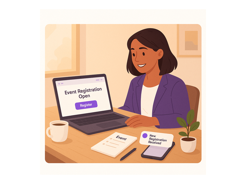 Pageinar webinar landing page illustration 3