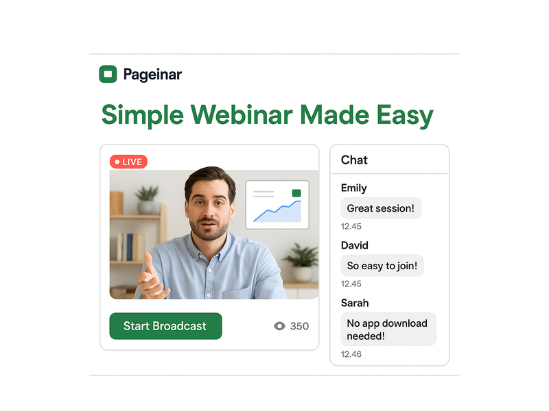 Pageinar webinar landing page illustration 1