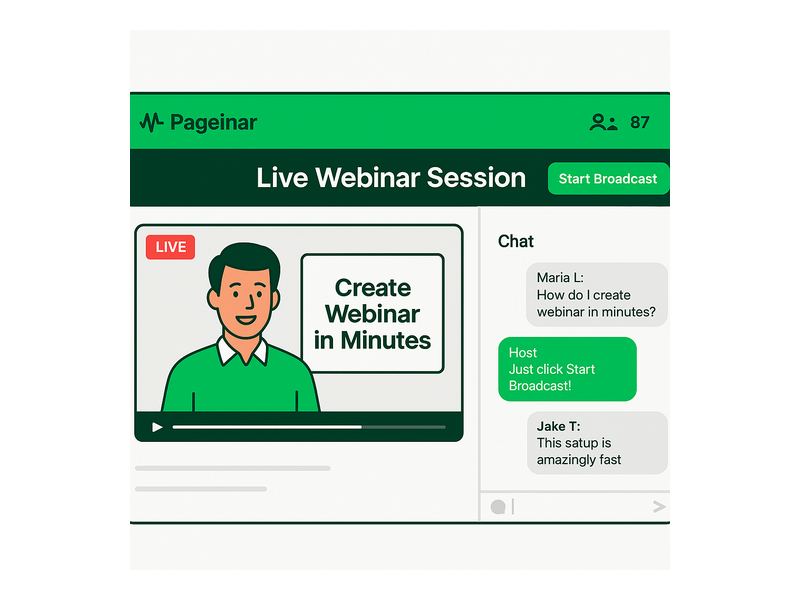 Pageinar webinar landing page illustration 1