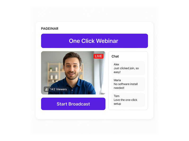 Pageinar webinar landing page illustration 1