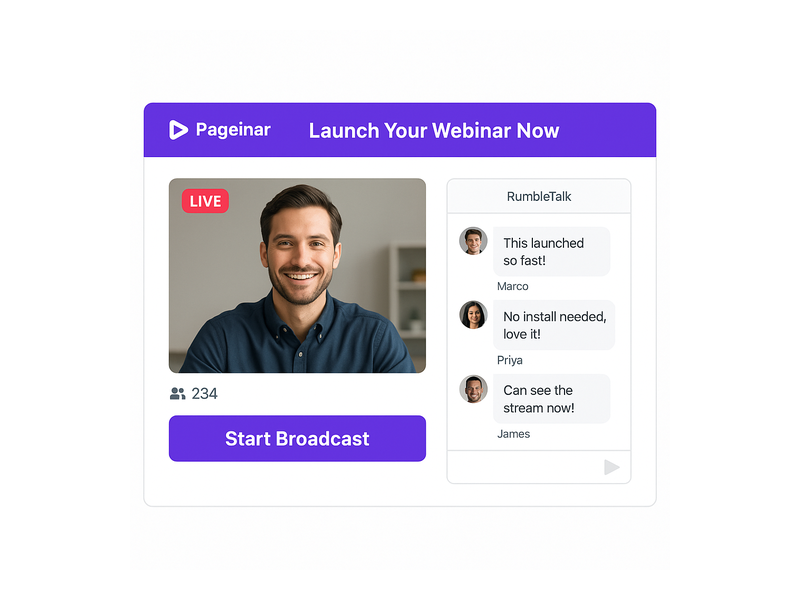 Pageinar webinar landing page illustration 1