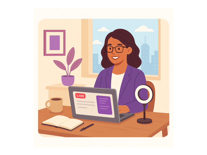 Pageinar webinar landing page illustration 3