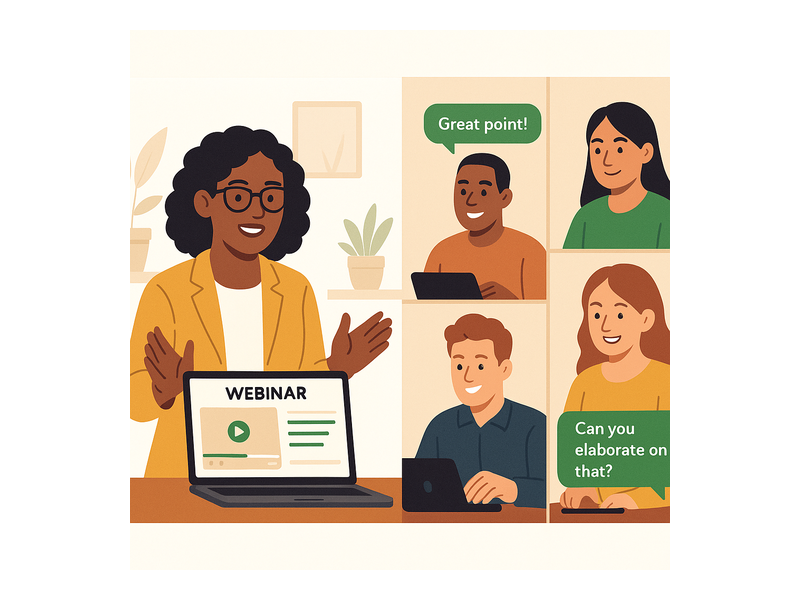 Pageinar webinar landing page illustration 3