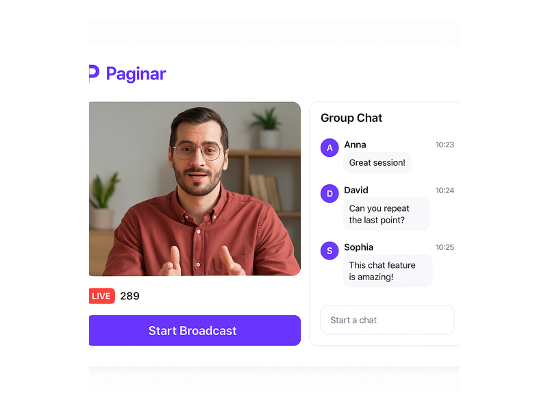 Pageinar webinar landing page illustration 1