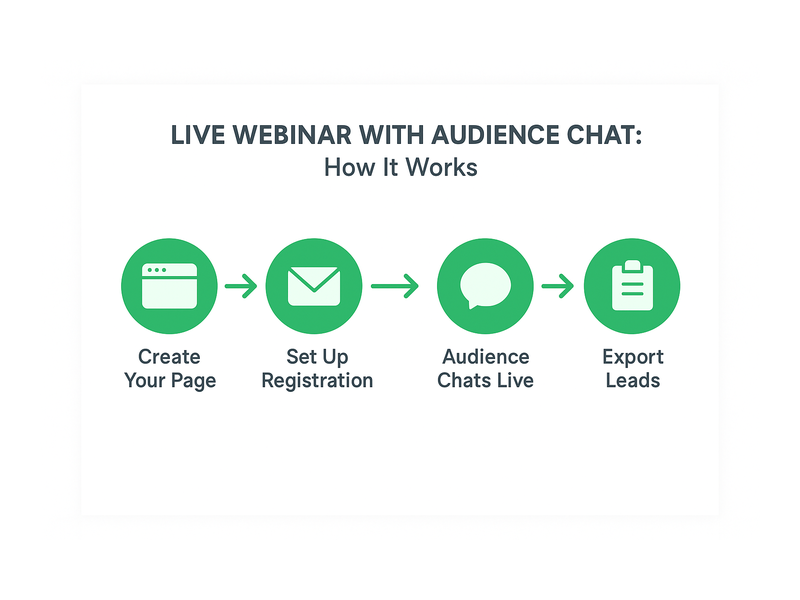 Pageinar webinar landing page illustration 2