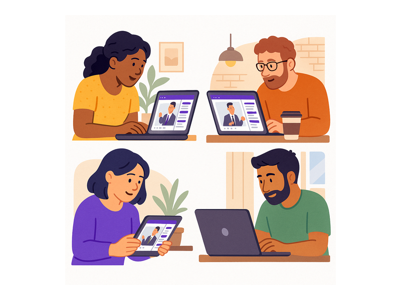 Pageinar webinar landing page illustration 3