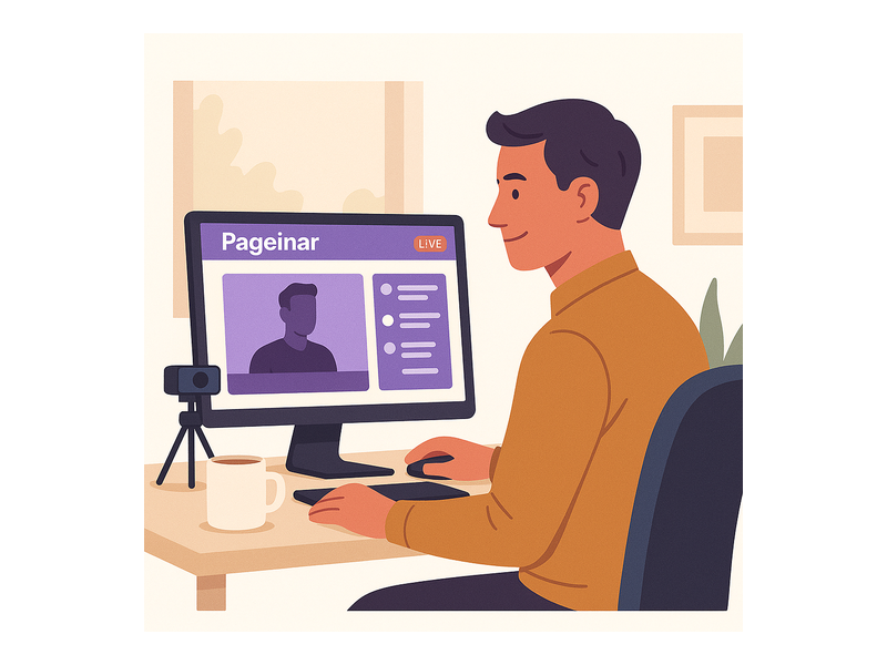 Pageinar webinar landing page illustration 3
