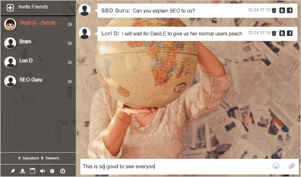 export your chat content